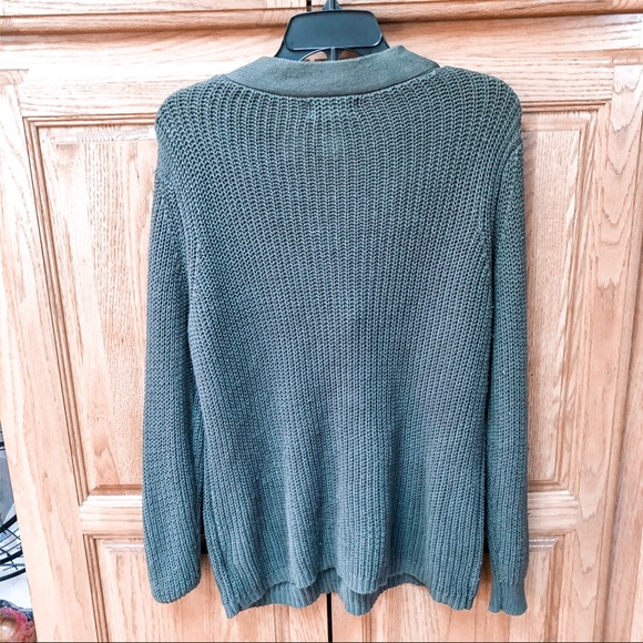 “if it were me” olive green sweater - Picture 3 of 3